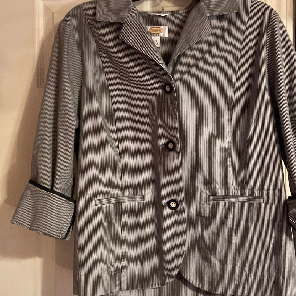 Beautiful striped blazer!!!! Send offer